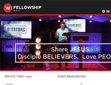 Tablet Screenshot of fellowshipwest.com